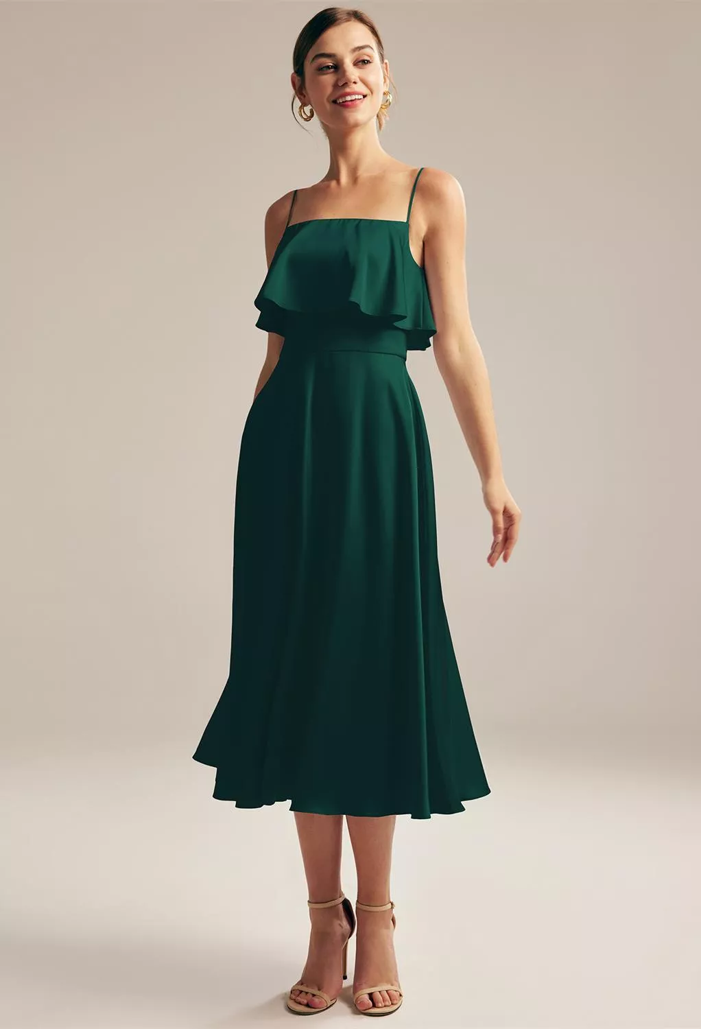 AW Morza Hunter Green  Spring Wedding Guest Dresses